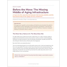 First page of the Before the Move white paper