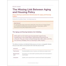 First page of the Missing Link white paper