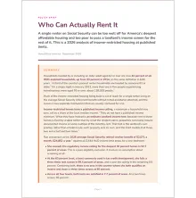 The first page of the brief, headed Who Can Actually Rent It